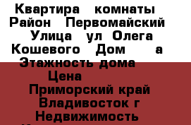 Квартира 2 комнаты  › Район ­ Первомайский › Улица ­ ул. Олега Кошевого › Дом ­ 31 а › Этажность дома ­ 4 › Цена ­ 21 000 - Приморский край, Владивосток г. Недвижимость » Квартиры аренда   . Приморский край